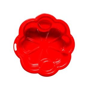 Homokozó és medence virág - piros 107x107 cm