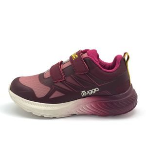 Dievčenské outdoorové topánky na suchý zips Bugga SOLIS Pink B00204-03