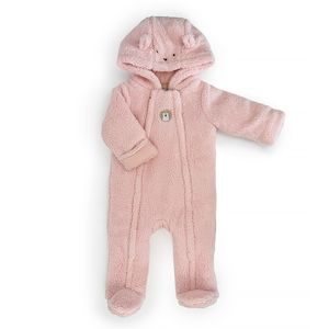 Zimní dívčí kojenecká kombinéza Pidilidi PD1166-03 Pink