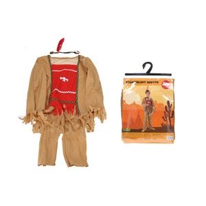 Farsangi szett - Indián M 110-120 cm, Wiky, W036027