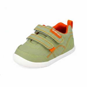 Tenisi barefoot din pânză pentru băieți LONA BASICA VERDE Biomecanisc 262190-B442