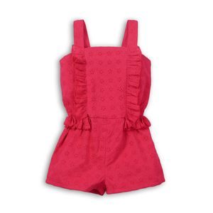 Salopetă de vară pentru fete, Minoti, Funhouse 4, roșu