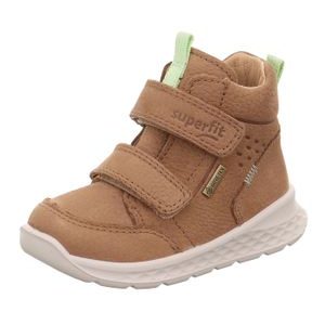 Dětská celoroční obuv BREEZE Brown/Light Green Gore-Tex, Superfit,1-000367-3020