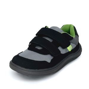 Chlapčenské celoročné barefoot tenisky Bugga SAFI Black B00201-10