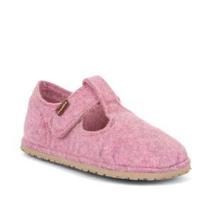 Dívčí barefoot bačkory FLEXY WOOLY Pink Froddo G1700378-7 růžová
