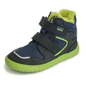 Chlapecké zimní barefoot boty GERO GREEN, PRO-tex, Protetika, zelená