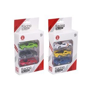 Autók fém 3 db 7 cm, Wiky járművek, W006216