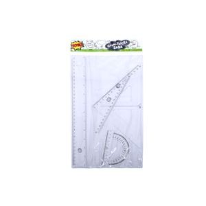 Geometrická sada transparent, TOTO, W833140