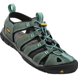Sandály Clearwater CNX Leather W mineral blue/yellow, Keen, 1014371, modrá 