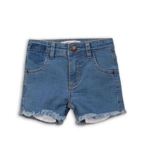Pantaloni scurți din denim pentru fete, Minoti, BEACHY 7, albastru