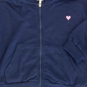 Mikina s kapucňou, Minoti, 10ZIPEMB 4, modrá