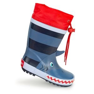 Detské gumáky - žraločí dizajn, Pidilidi, PL0044-04, modré 