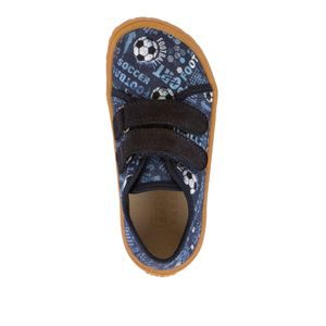 Chlapecké barefoot tenisky CANVAS Blue/Denim Froddo G1700422-2