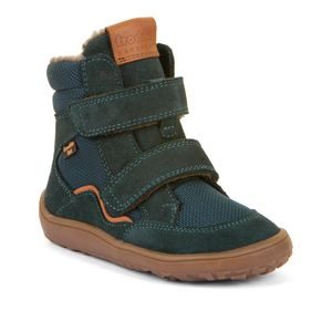 Chlapčenské zimné barefoot topánky TEX WINTER Petroleum Froddo G3160247-3