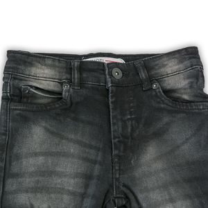 Pantaloni scurți din denim cu elastic pentru fete, Minoti, KG DSHORT 6, albastru