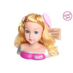 Fésülőfej tartozékokkal 22 cm, Wiky, W014238