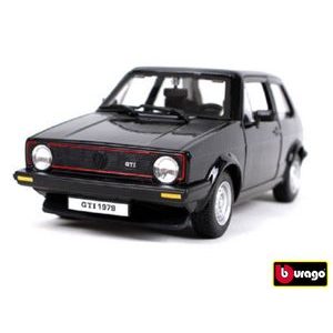 Bburago 1:24 Volkswagen Golf MK1 GTI Black, Bburago, W007361