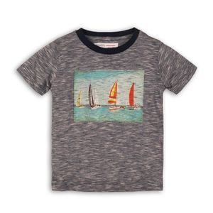 Fiúk shirt rövid ujjú, minoti, klub 3, szürke