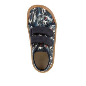 Chlapčenské celoročné členkové barefoot topánky F-MOTION TEX DENIM Froddo G3110285-2