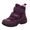 dívčí zimní boty s kožíškem POLARFOX, 2 suché zipy, BUGGA, B00172-06, fialová
