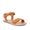 Dívčí barefoot sandály FLEXY LIA Cognac Froddo G3150264-2 hnědá