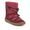 Ghete barefoot de iarnă pentru fete TEX TRACK WOOL Bordeaux Froddo G3160251-6