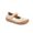 Balerini barefoot din piele pentru fete MARY J GOLD SHINE Froddo G3140195-2