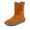Detské zimné barefoot topánky TEX SUEDE Cognac G3160250-2