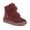 Ghete de iarnă barefoot pentru fete ZERU TEX FURRY Bordeaux Froddo G2110151-4