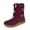 Cizme de iarnă barefoot pentru fete cu membrană VIKI Bordo Bugga B00212-06