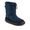 Chlapčenské zimné barefoot topánky UP SNOW TEX Black/Blue Froddo G3160263-1