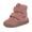 Cizme barefoot de iarnă pentru fete ZERU TEX FURRY Dark Pink Froddo G2110151-5