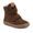 Bocanci barefoot de iarnă pentru băieți TEX WINTER Dark Brown Froddo G3160247-17