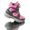 Dievčenské zimné topánky Barefoot LINET ROSA, protetika, ružové