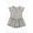 Šaty dievčenské s krátkym rukávom, riasená sukňa, Minoti, ROSEWOOD 6, šedá