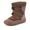 Lány téli barefoot cipő TEX TRACK WOOL Dark Pink Froddo G3160251-15