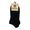 Unisex kotníkové ponožky bambusové - 3pack Pidilidi PD0150-10 černá