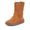 Dievčenské zimné barefoot topánky ZERU TEX BOOT Cognac, Froddo, G3160242, hnedá