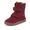 Cizme barefoot de iarnă pentru fete ZERU TEX WINTER Bordeaux Froddo G3160240-8