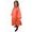 Poncho neon din PVC, Pidilidi, PL0066-03, roz