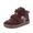 Dievčenské celoročné kožené členkové barefoot topánky LOOP HIGH-TOPS DARK BORDEAUX Froddo G2110157-4
