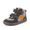 Detské celoročné kožené členkové barefoot topánky LOOP HIGH-TOPS GREY Froddo G2110157-3