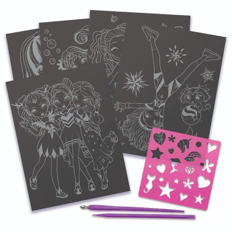 NEBULOUS STARS SEŠKRABÁVACÍ SET 5 DESTIČEK, NEBULOUS STARS, W051670