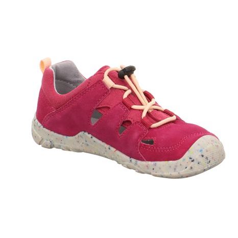 DIEVČENSKÁ CELOROČNÁ OBUV BAREFIT TRACE, SUPERFIT, 1-006037-5000, ČERVENÁ