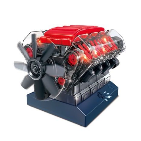 Stemnex modell V8-as belsőégésű motor, Wiky kreativitás, W013768