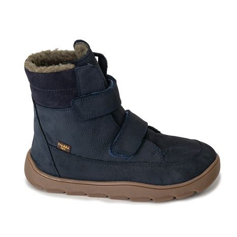 CHLAPECKÉ ZIMNÍ BAREFOOT BOTY ZERU TEX WINTER DARK BLUE, FRODDO, G3160240, TMAVĚ MODRÁ