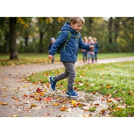 CHLAPČENSKÉ CELOROČNÉ TOPÁNKY STORM, SUPERFIT, 0-606382-8100, MODRÁ