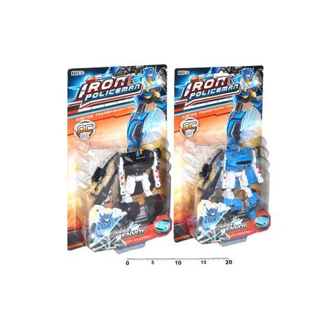 AUTOROBOT POLICIE 17 CM, 2 DRUHY, WIKY, W110744