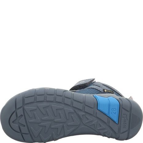 CHLAPČENSKÁ CELOROČNÁ BAREFOOT OBUV SUPERFIT TRACE GTX BLUE/TURQUOISE 1-006034-8020