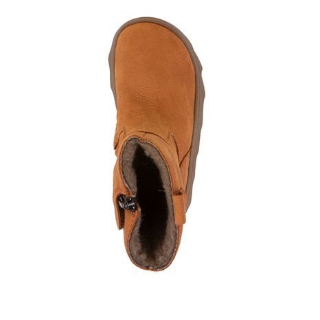 DÍVČÍ ZIMNÍ BAREFOOT KOZAČKY  ZERU TEX BOOT COGNAC G3160257